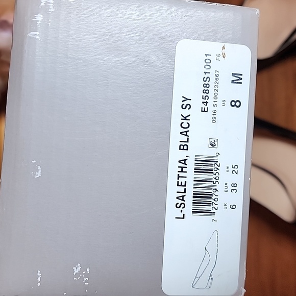 Franco Sarto L- Saletha black patent pointy toe dress shoes - Picture 8 of 8